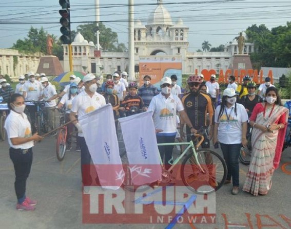Agartala Smart City Limited organized Cycle Rally under 'Cycles4Change Challenge' Agartala Smart City Limited organized Cycle Rally under 'Cycles4Change Challenge'